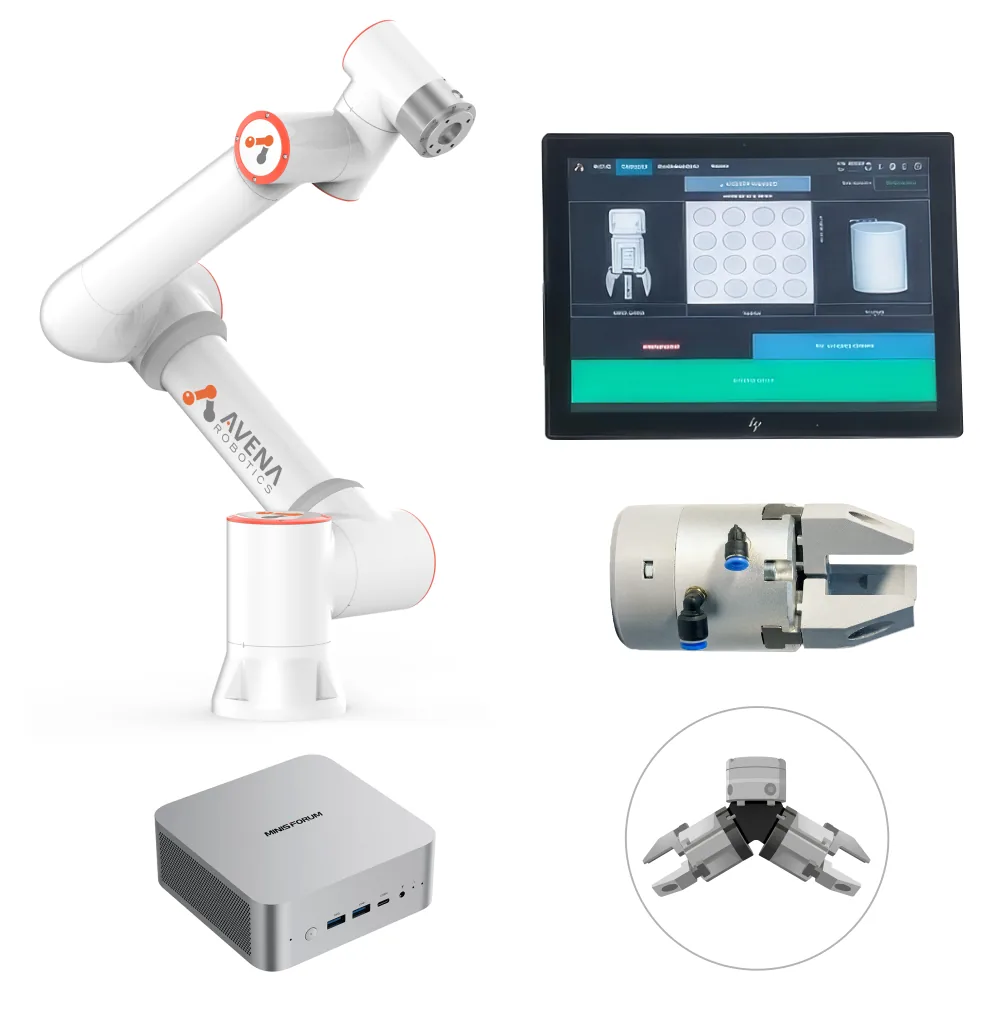 Zestaw robota FR do obsługi obrabiarek CNC